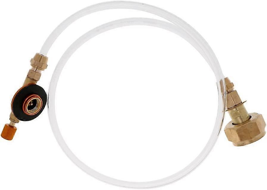 gas refill adapter transfers gasoline propane refill