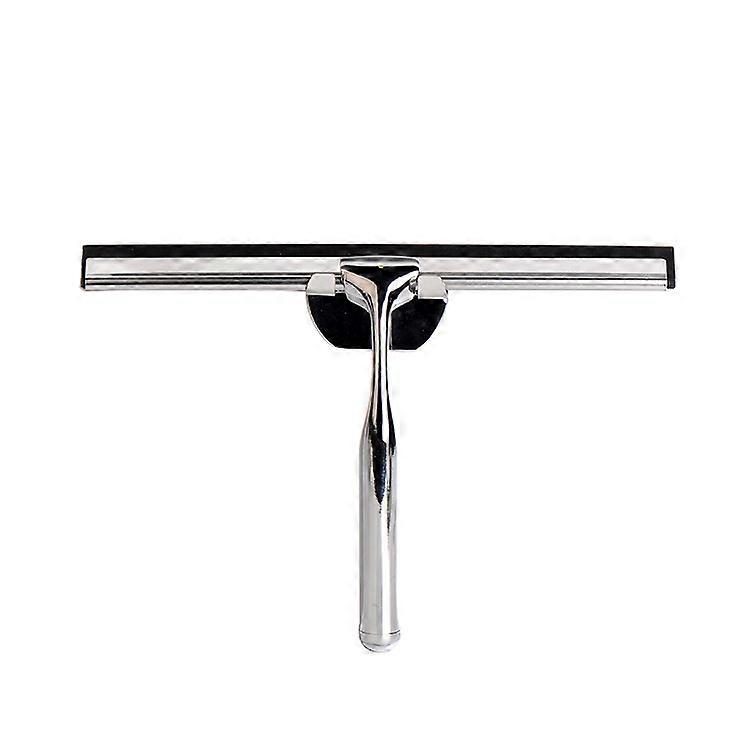 No Drilling Bathroom Squeegee with Stand - Stainless Steel Window Squeegee Shower Squeegee Window Squeegee Mirror Squeegee