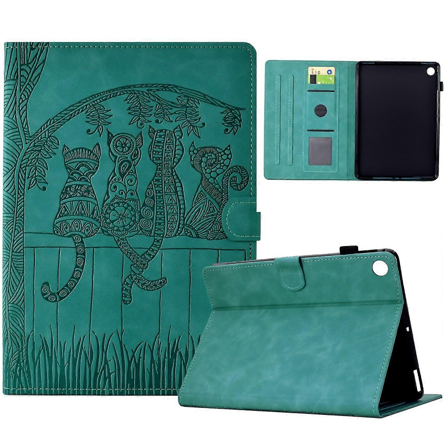 Embossed Leather Case For Lenovo Tab M10 Gen 3rd