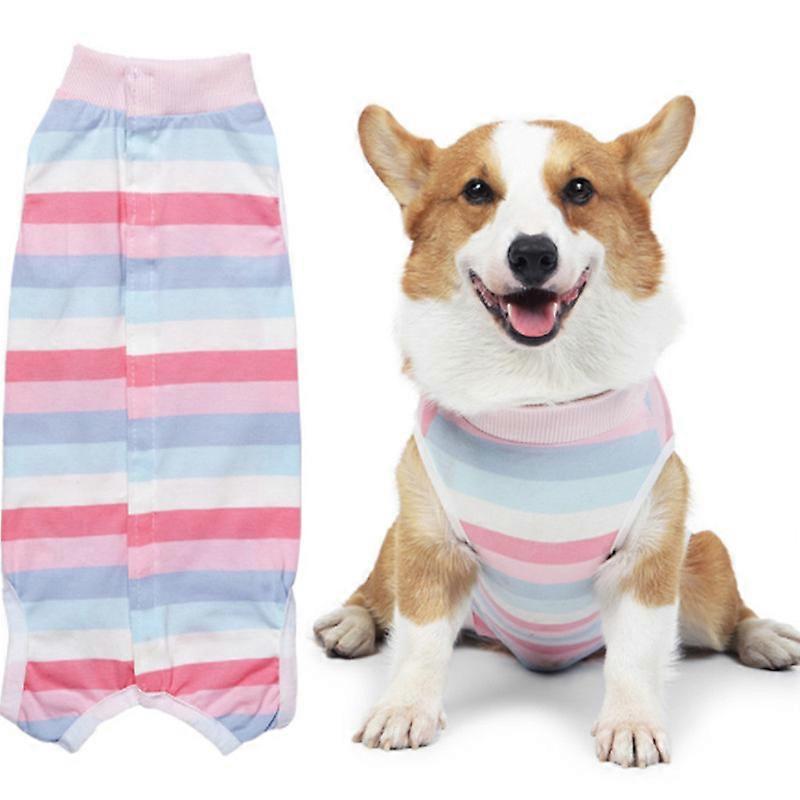 MIMIGO Dog Recovery Suit Abdominal Wound Puppy Surgical Clothes Post-Operative Vest Pet After Surgery Wear Substitute E-Collar & Cone