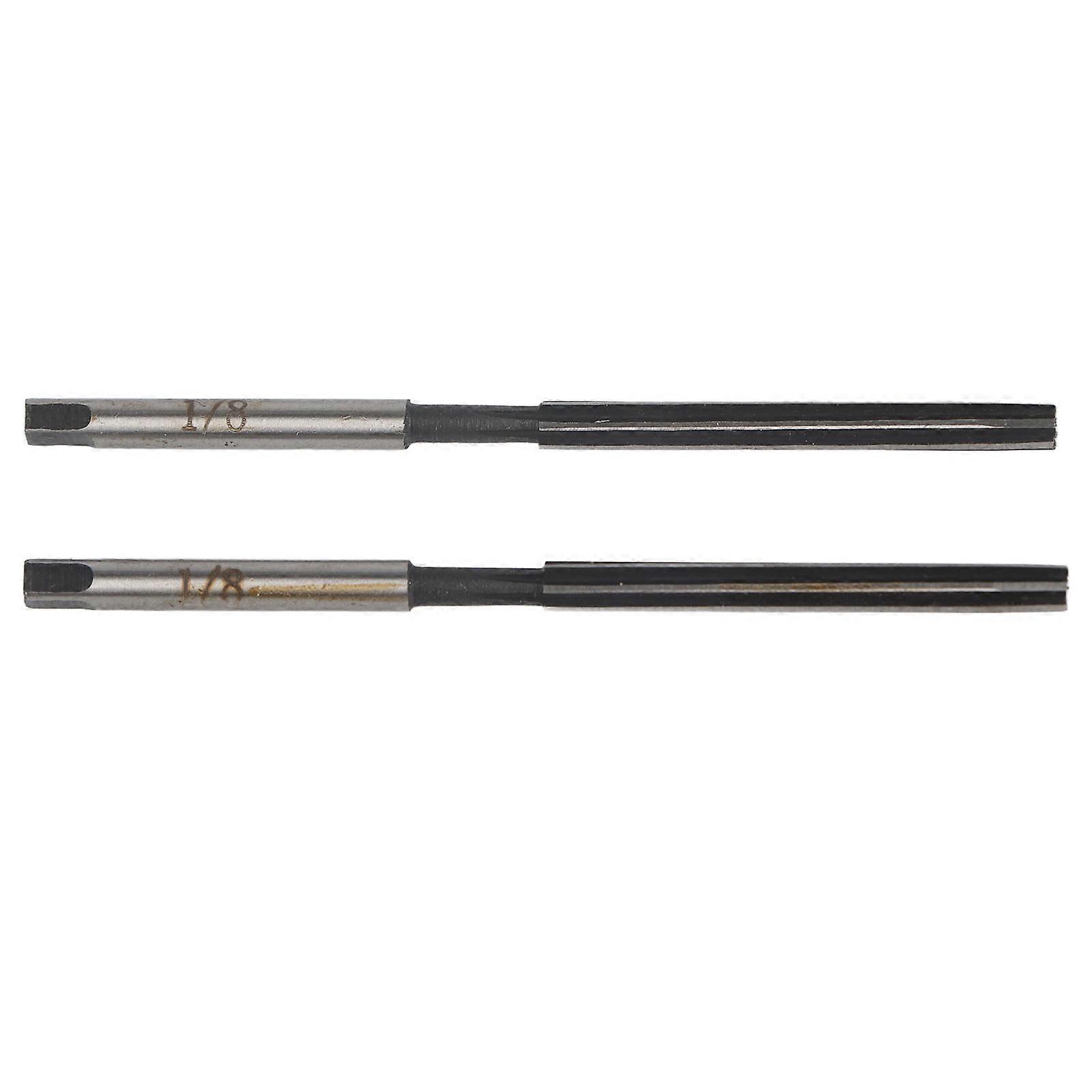 2PCS Hand Reamer Sistem american Straight Shank Conical Reamer pentru procesare plictisitoare1/8