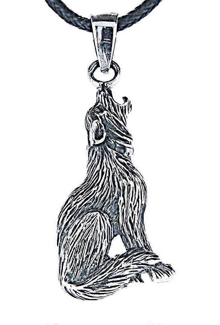 Pendant 8 A Wolf - Silver