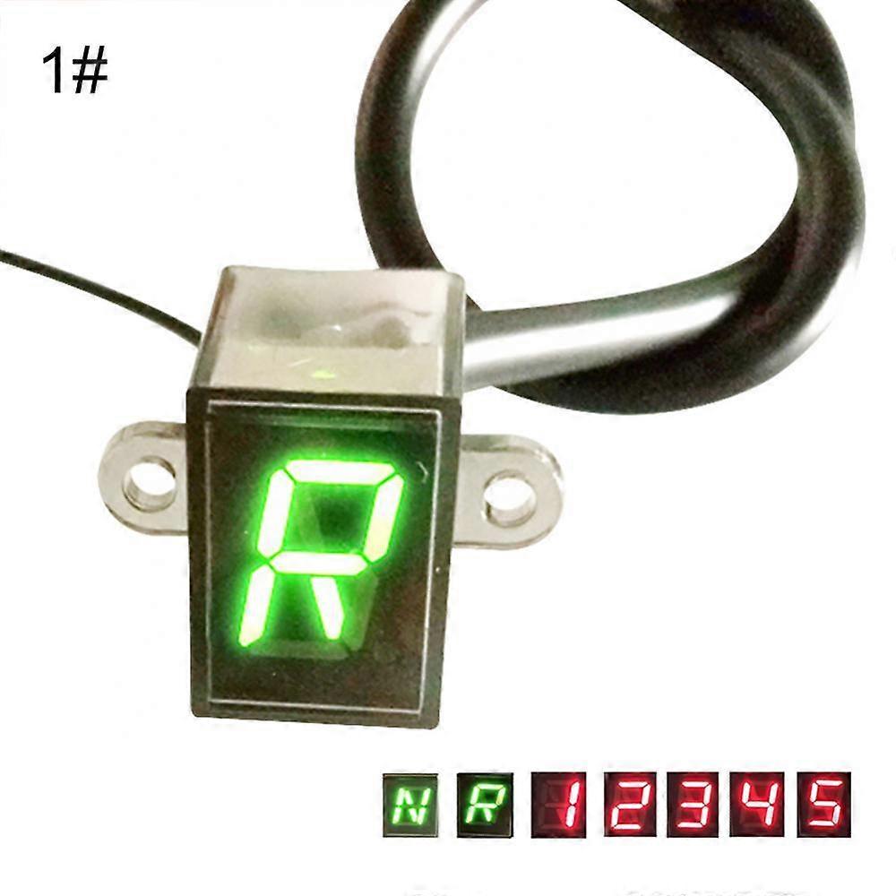 12V Universal Motorcycle Digital Display LED Gear Shift Lever Display~26509