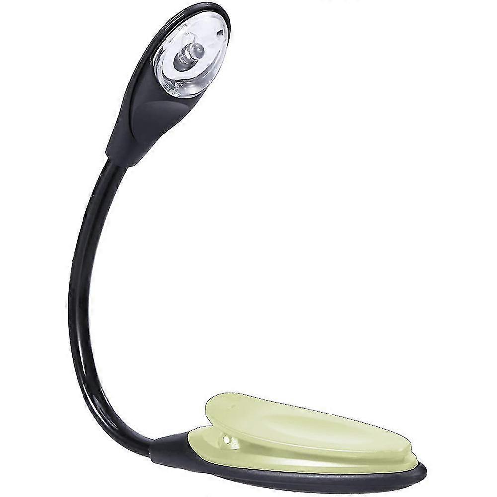 reading lamp book lamp with 5 leds, 3 brightness, usb rechargeable