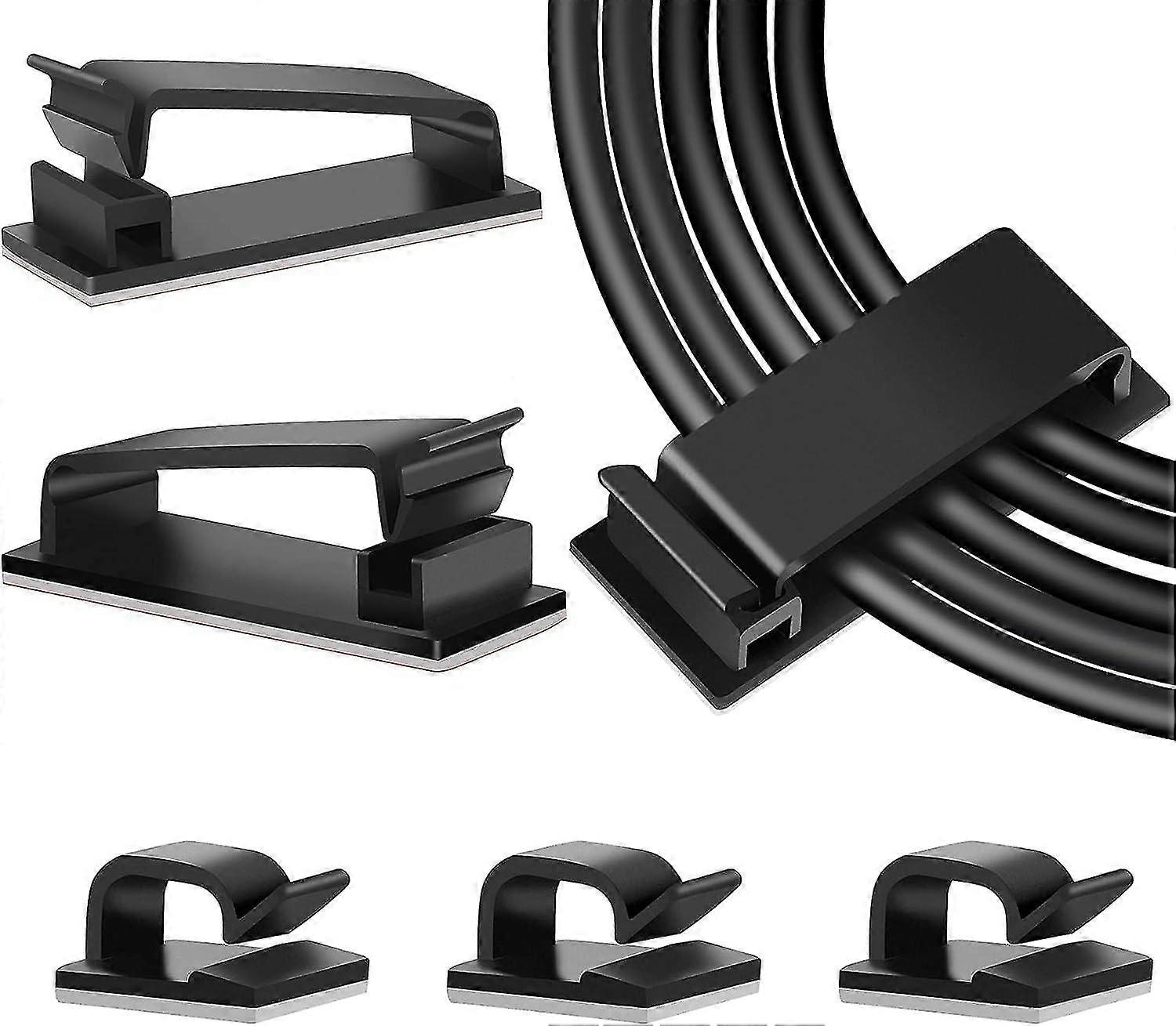 Cable clip adhesive cable clip cable management clip black set