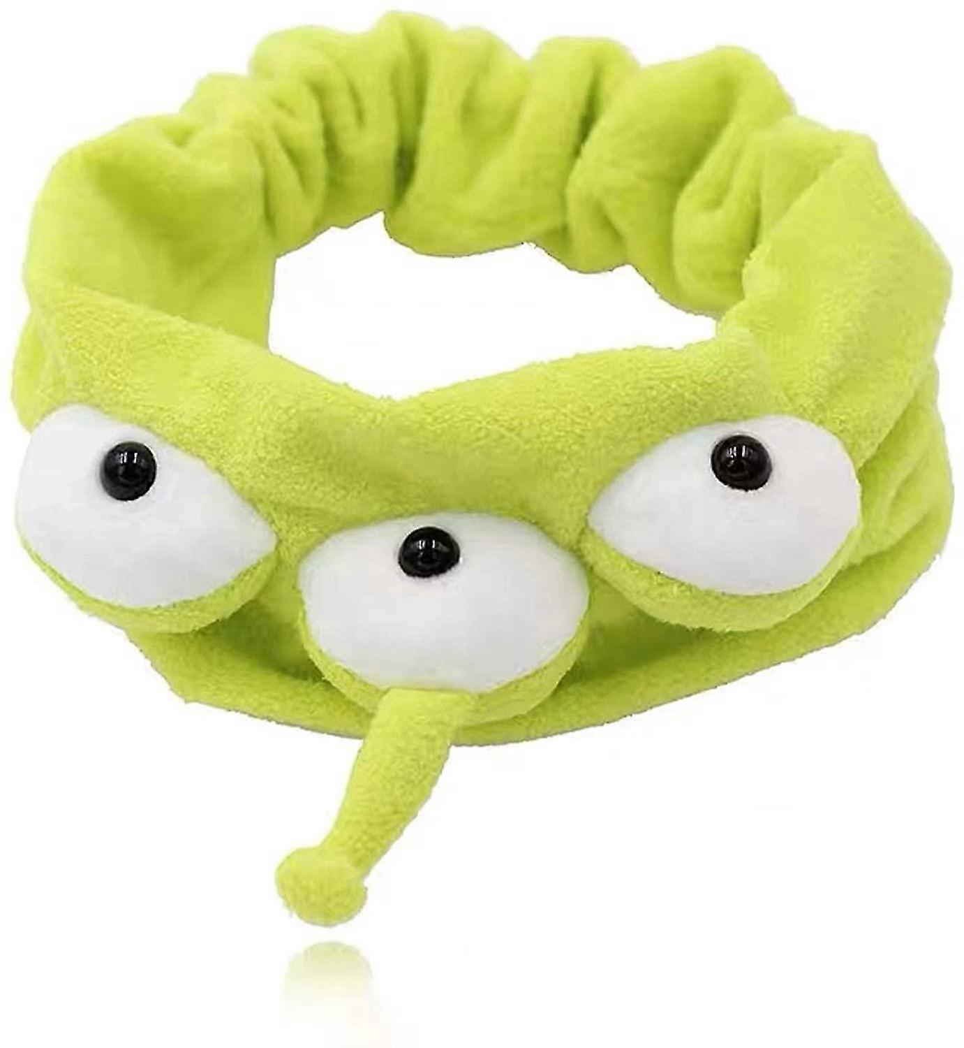 シュレックカエルエイリアンヘッドラップ&ヘアバンドグリーンカエルアイスパヘッドバンド