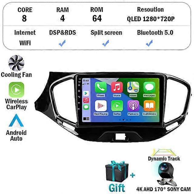 Android 12 Auto For Lada Vesta 2015 2016 2017 2018 2019 2020 Car Radio Multimedia Stereo Video Player GSP Navigation Carplay DSP