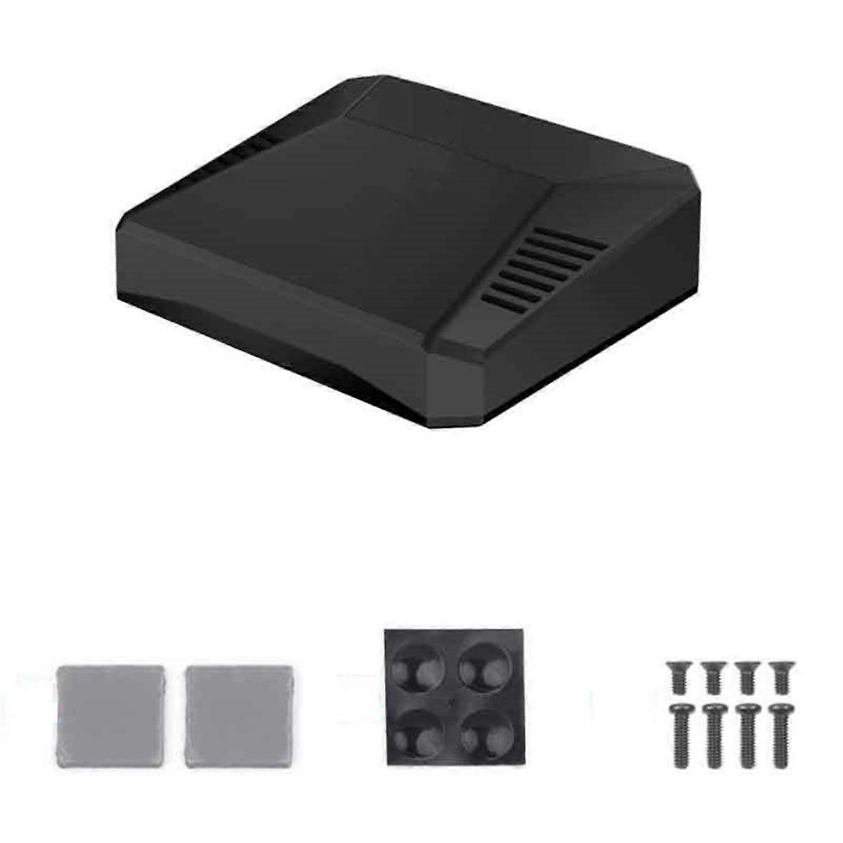 For 5 ONE V3 Case Aluminum Enclosure Built-in 30mm PWM Cooling Fan IR Receiver for RPi 5