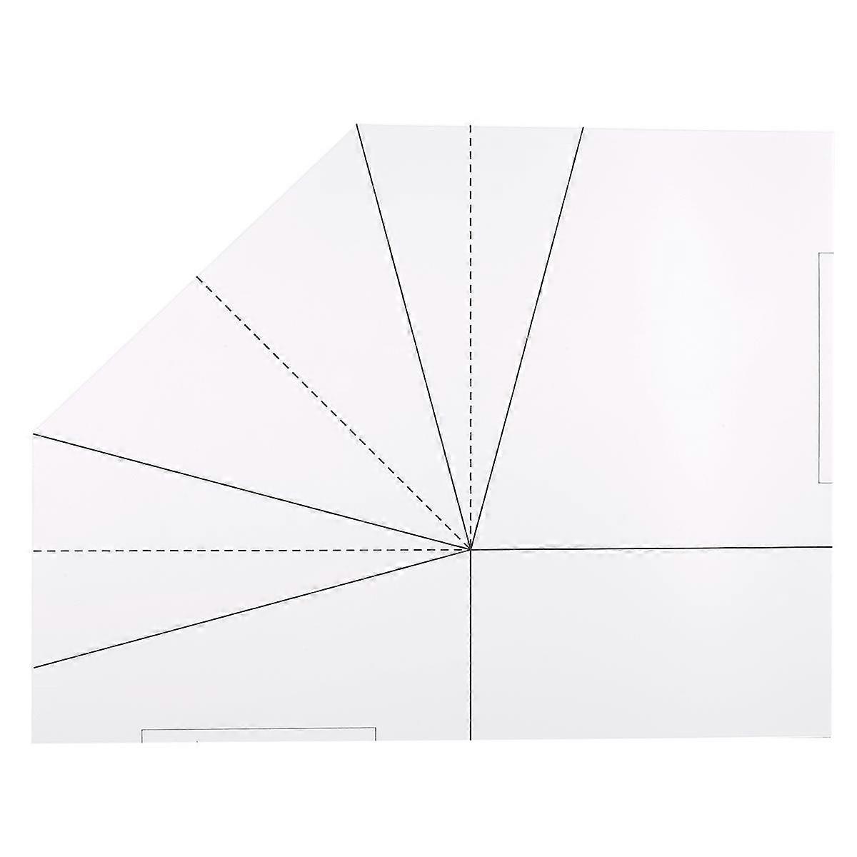 Acrylic Template for Handmade Bag Multifunctional Tote Bag Making Template Practical Acrylic Bag Making Stencil Template