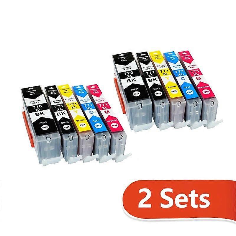 PGI770 CLI771 Compatible Ink Cartridges for canon PIXMA MG5770 MG6870 printer ink For Canon PGI-770 CLI-771 PGI 770 CLI 771