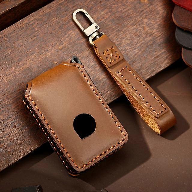 Luxury Leather Car Key Case Cover Fob Protector for Volvo Accessories XC60 V60 S60 XC70 V40 Keychain Holder Keyring Shell Bag