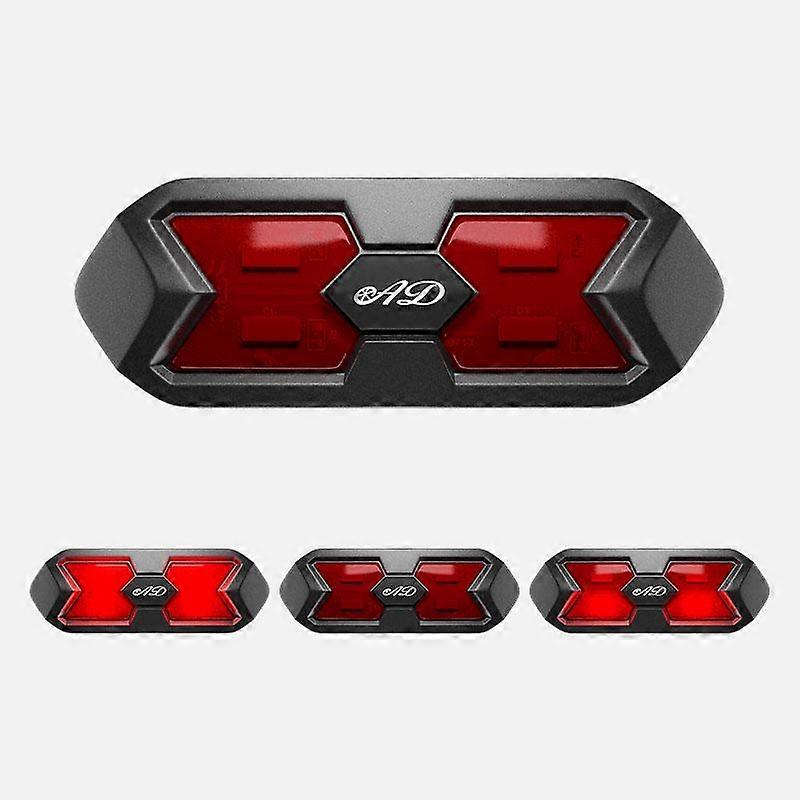 LED Universal Bicycle Safety Signal Warning Light Motorcycle Helmet Taillight