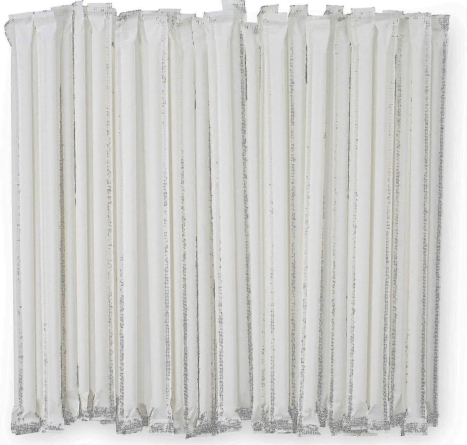 قش بلاستيكي شفاف ملفوف بشكل فردي 1000 عبوة - 8 بوصة 0.24 بوصة قش شرب عريض ، Bpa مجانا