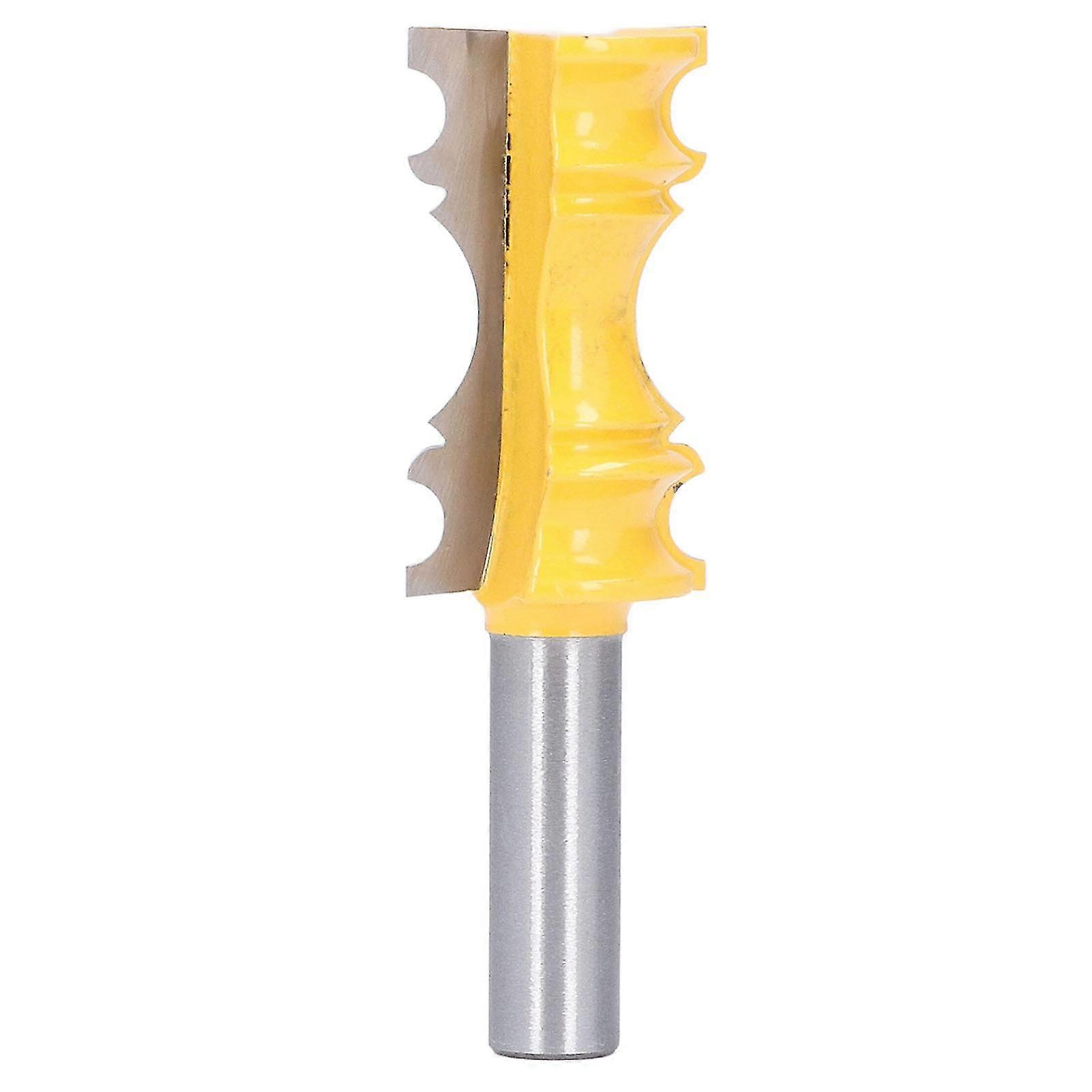Carbon Steel Alloy Crown Shape Chair Rail Molding Router Bit - 1?18in Diameter, 2in Depth