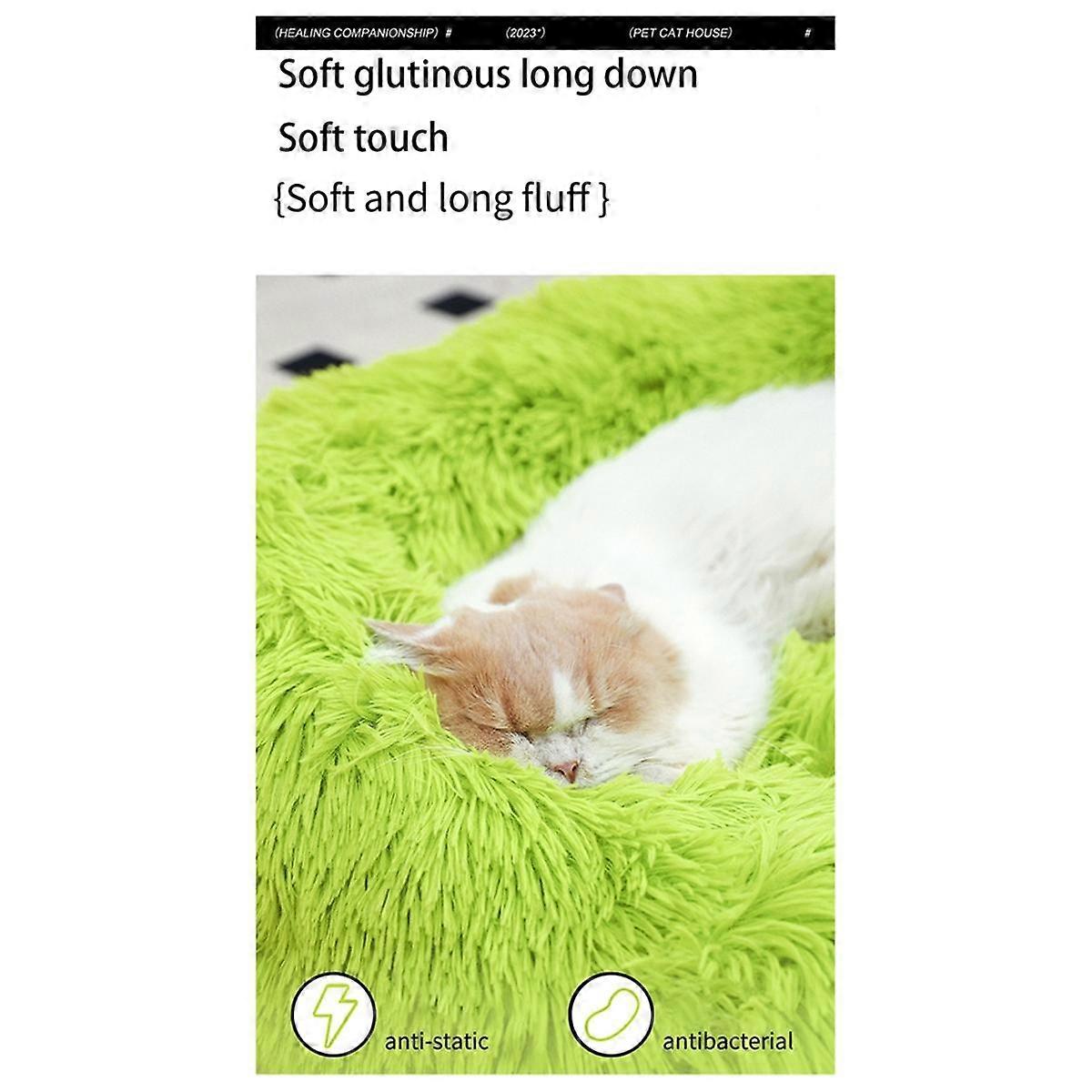 Pet Nest Soft Long Plush Warm Nest for Pet Dog House Bed Super Soft Triangle Nest Shape Shape Bed P