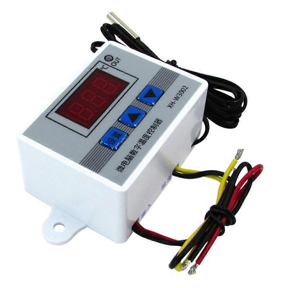XH-W3002 Microcomputer Digital Thermostat 12V 120W with Probe Heat Cool Temp Thermostat Control Swi