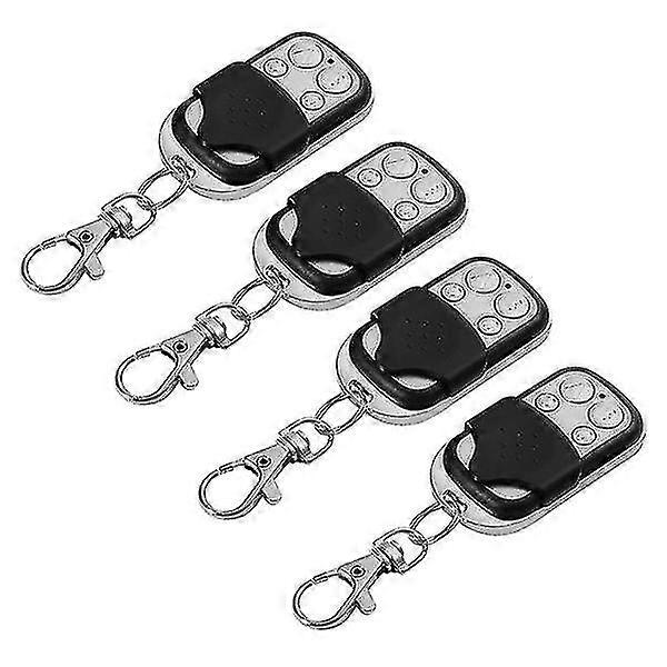 4 Pcs Universal Button Gate Garage Door Opener Remote Control