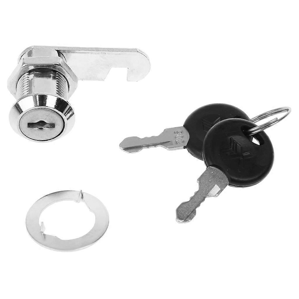 10-30mm Cam Lock Filing Cabinet Post Mailbox Drawer Cupboard Locker 2 for Key