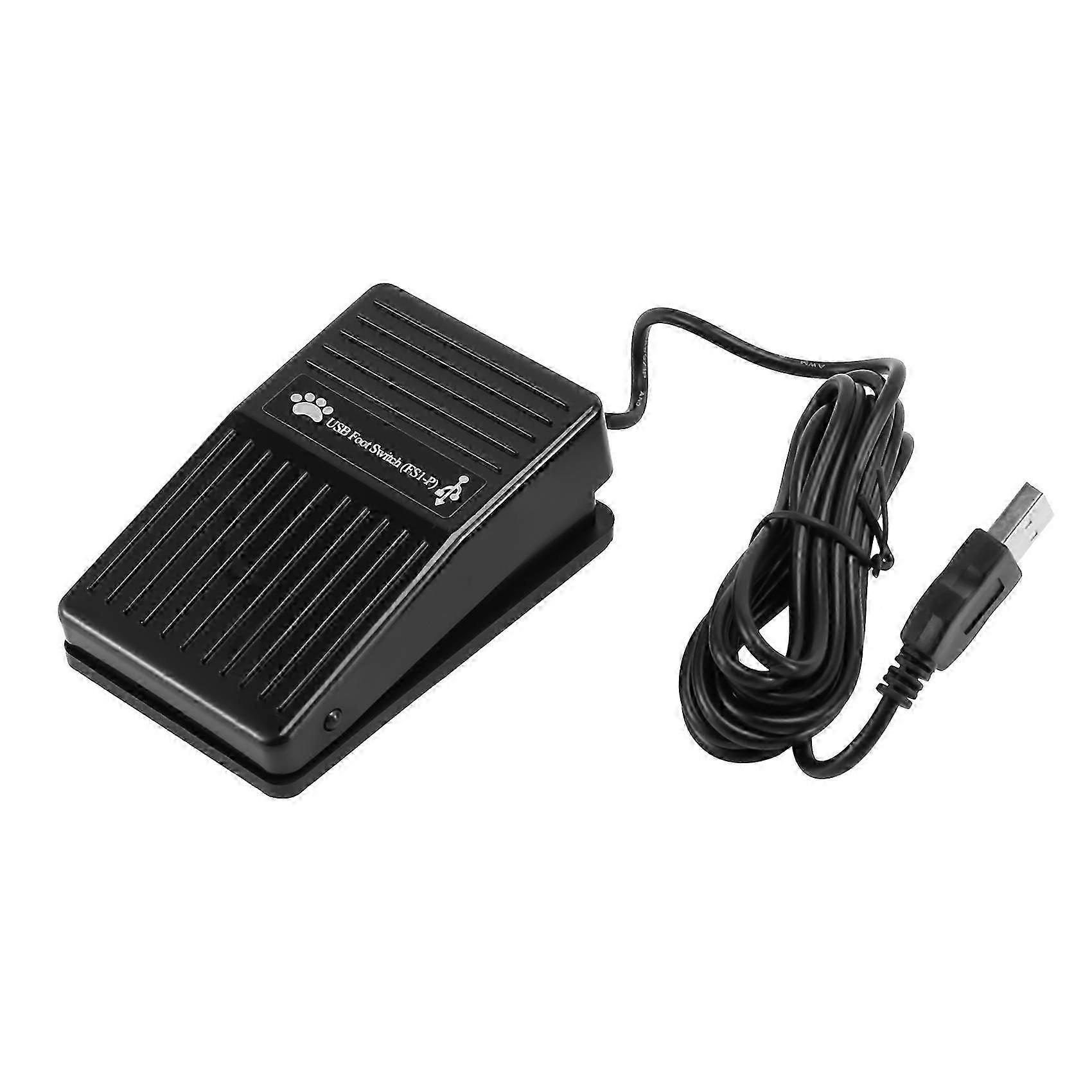 USB دواسة القدم التبديل التحكم لوحة المفاتيح العمل للكمبيوتر ألعاب الكمبيوتر جديد القدم التبديل USB اختبأ دواسة