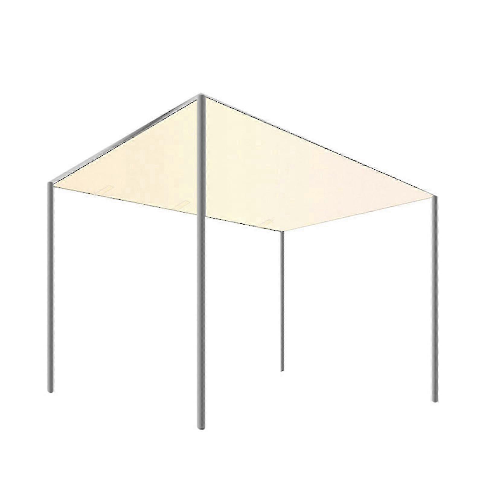 Sunshade Tent Outdoor Αδιάβροχο κάλυμμα οροφής με γάντζο και βρόχο Φορητό Εύκολο στην εγκατάσταση (Μόνο συμπεριλαμβανομένου του μουσαμά, n