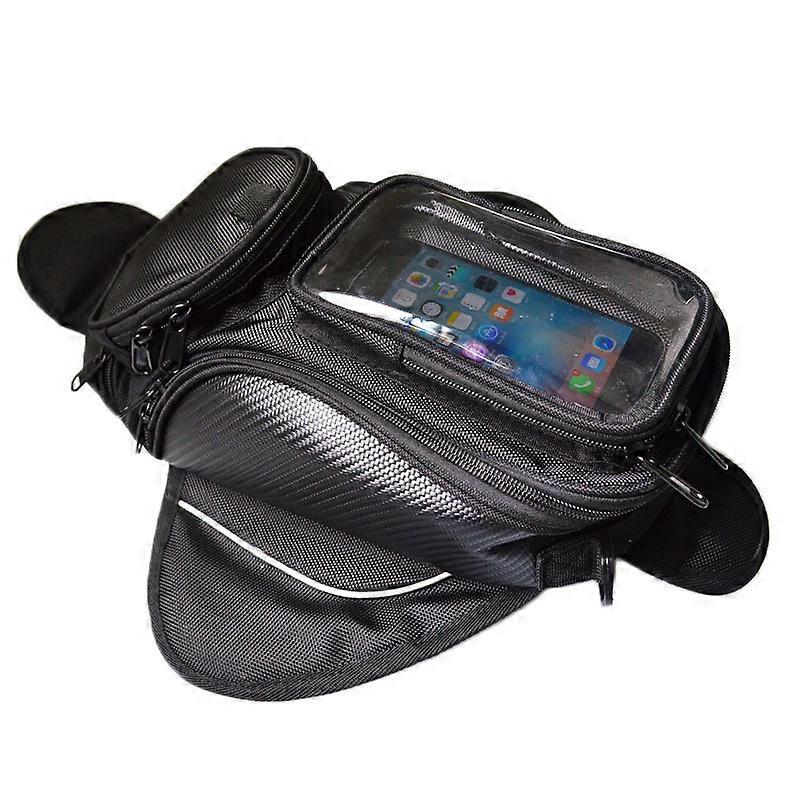 Brand Black Waterproof Motor Tank Motorcycle Bags Oil Fuel Tank Motorcycle Bags Magnetic Motorbike Saddle Motorcycle Bags Single Shoulder Motorcycle B
