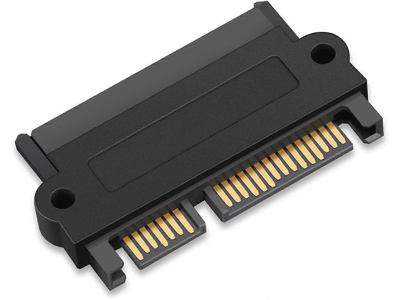 SFF-8482 SAS to SATA 22 Pin (7+15 Pin) Computer Cable Connector Hard Disk Drive Raid Adapter with 15 Pin Power Port