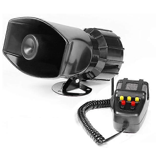Speakers 110DB Car Horn Police Siren Air Horn Megaphone Car Horn Alarm Emergency Motorcycle 12V 60W Multi-tone & Claxon Horns