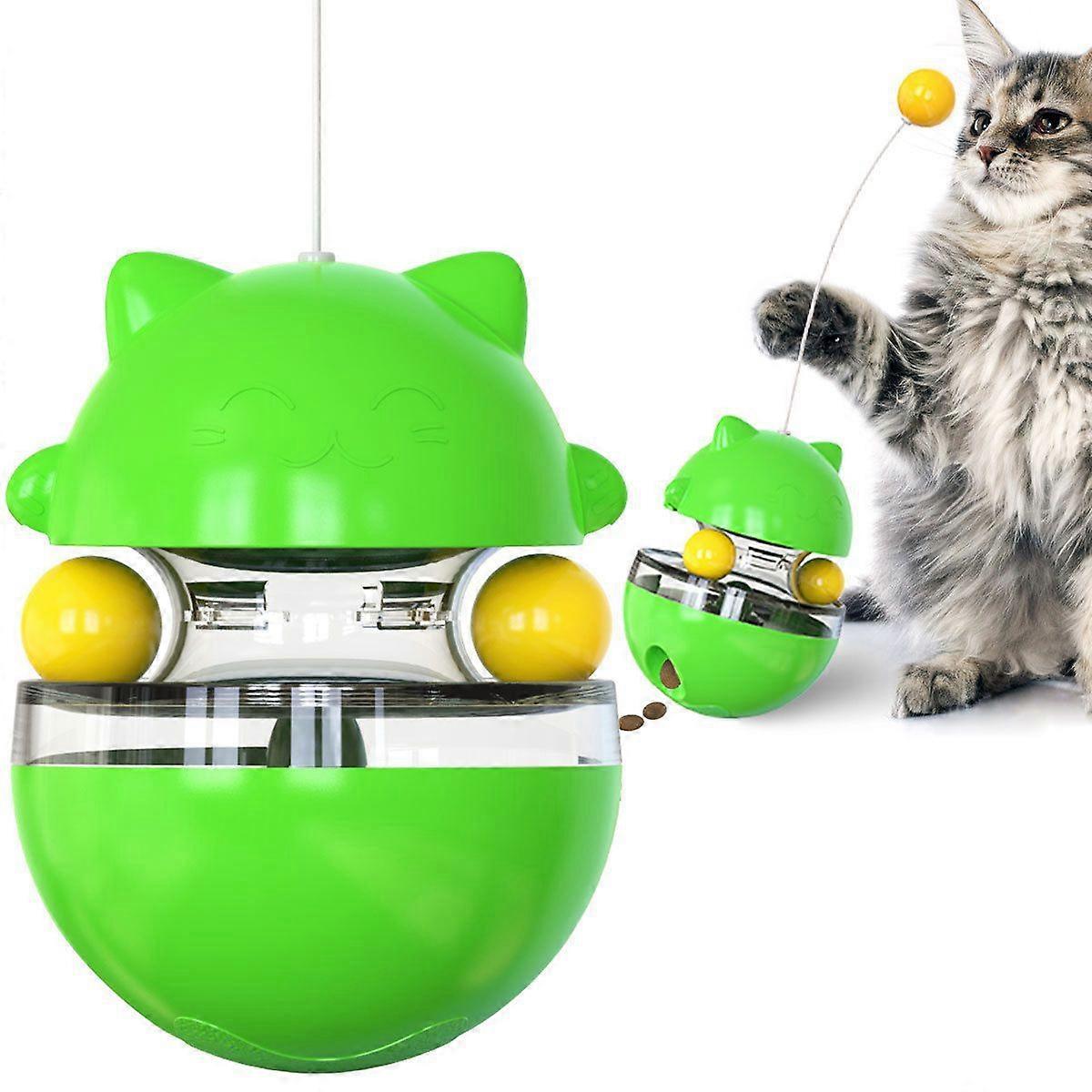 Jouet de poursuite pour chat, jouet de poursuite interactif pour chaton avec cloche intéressante, jouet pour animaux de compagnie, bâton à gratter, jouet interactif pour chat d'intérieur