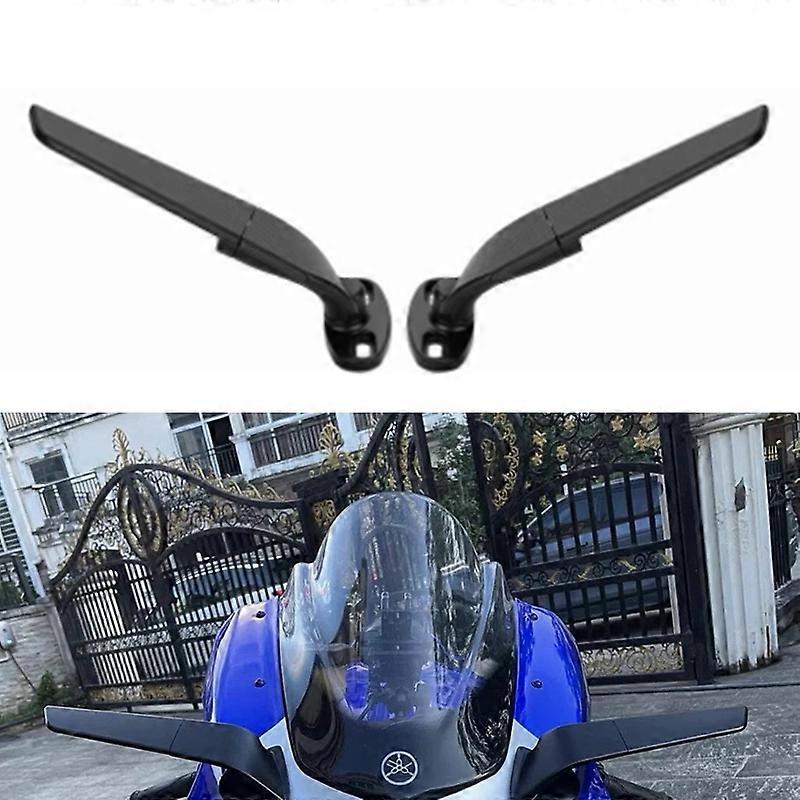 Motorcycle Mirror Modified Wind Wing Adjustable Rotating Rearview Mirror Moto Accessories for YAMAHA YZF R6 R1 R25 R3 R125 R15