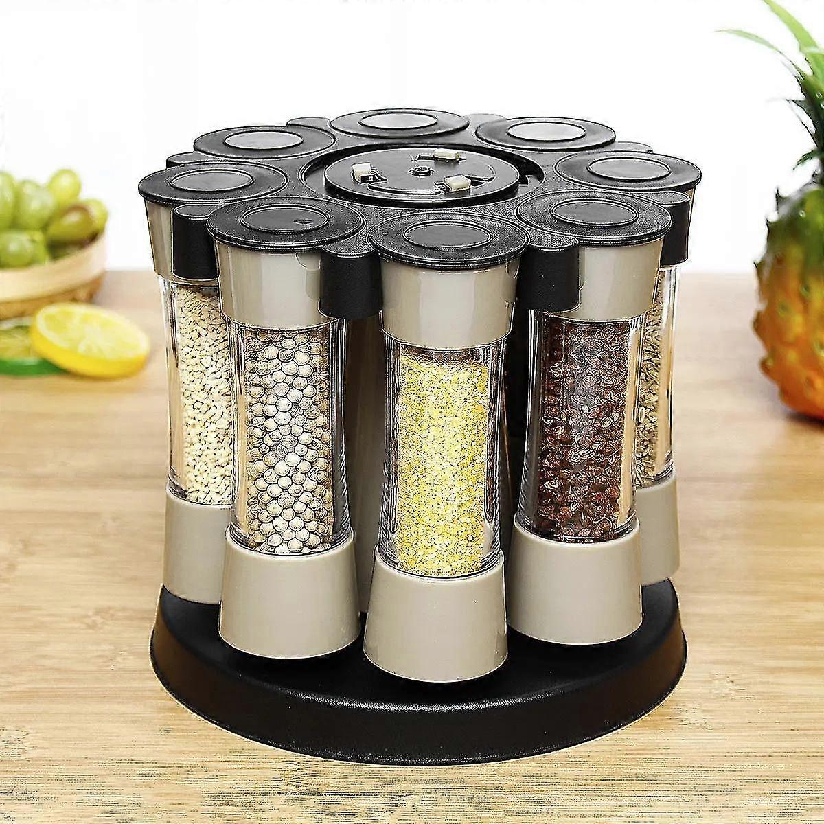 التوابل تخزين رف حامل حامل المنزل منظم المطبخ الجرف