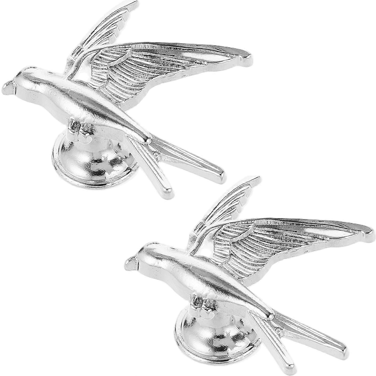 2pcs Cabinet Handles Decorative Door Knobs Interior Door Handle Bird Drawer Knobs