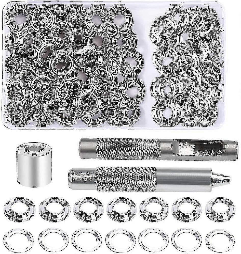Eyelets Eyelets Kit, 100 Sets 10mm Eyelets Eyelets, Tarp Repair Kit