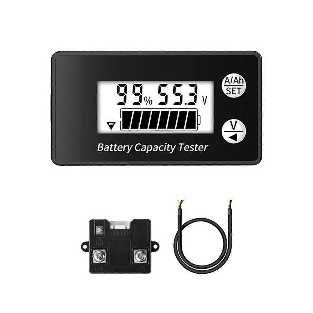 Battery Capacity Indicator Voltage Meter with LCD Display Monit-Gauge Voltmeter