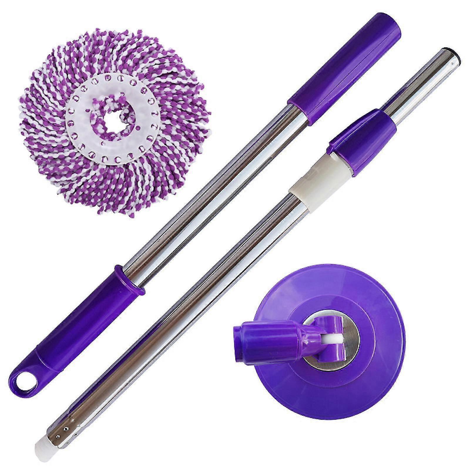 Swivel Mop Bar with 1 Microfiber Refill | Stand Magic with Easy Grip Handle for Home, Office Floor Cleaning Products (Mops)