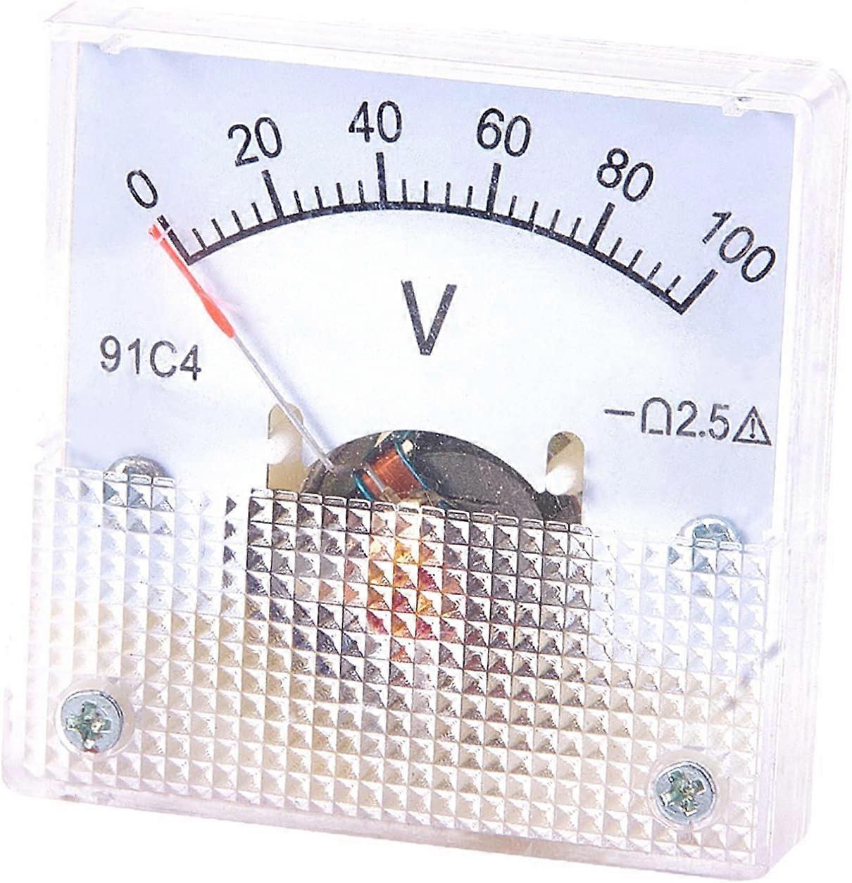 DC Analog Panel Voltage Gauge 91C4 Volt Meter for Voltage Measurement Devices