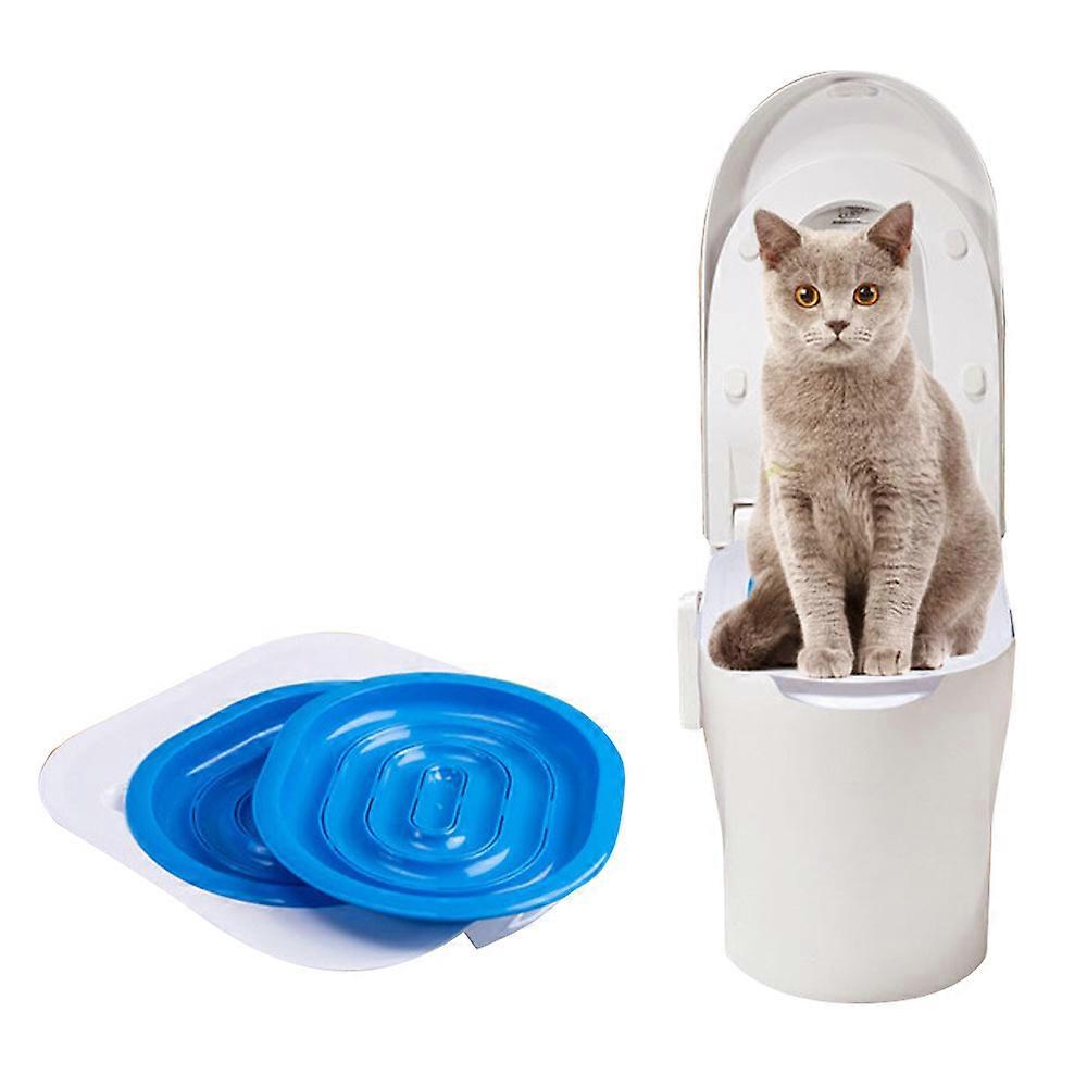plast katt toalett trening kit søppel boks valp katt søppel mat katt toalett