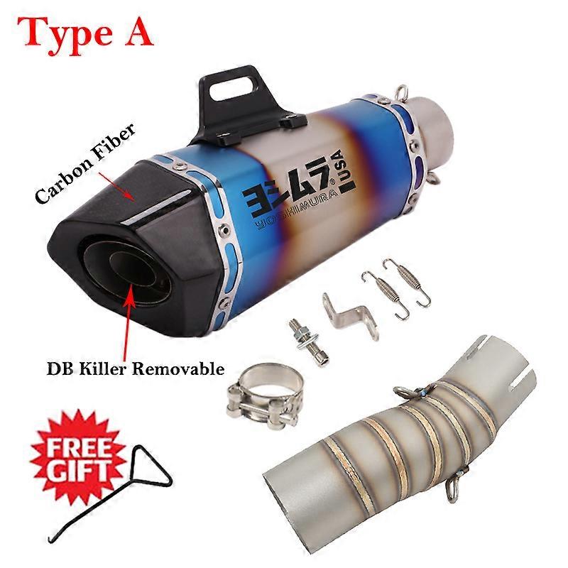 Sistema de escape Yoshimura para CFMOTO, silenciador de enlace medio, DB Killer, 450sr, 450ss, 2022, 2023, 2024