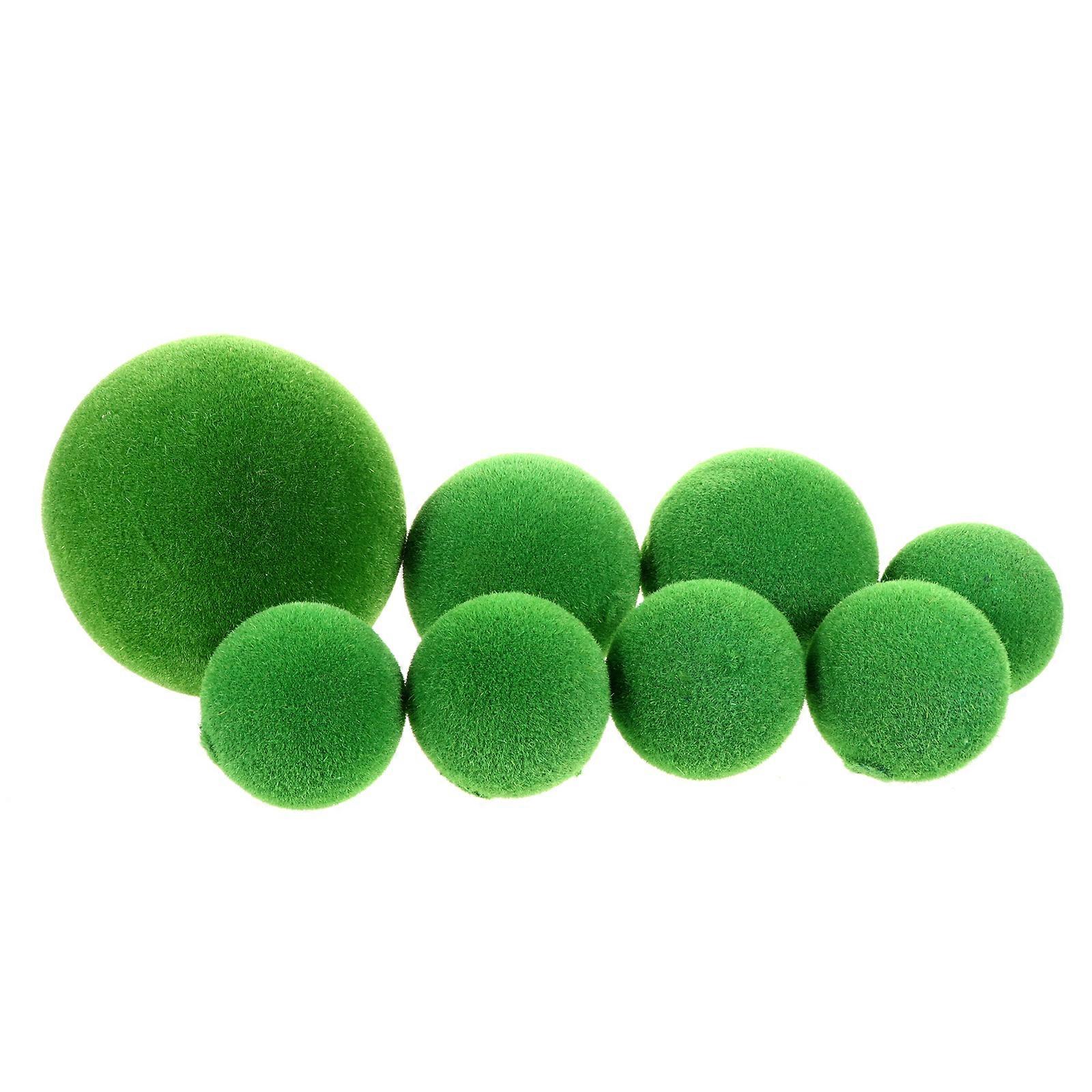 8 pz Simulazione Muschio Palla FAI DA TE Arte Mestieri Pianta Palla per Casa Giardino Matrimonio