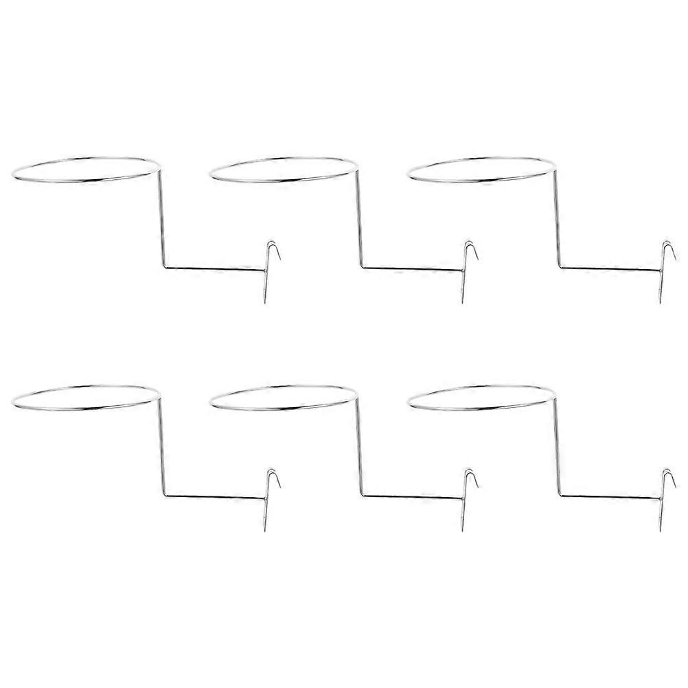 6Pcs Hat Rack Hanger Holder Organizer Baseball Cap Display Storage Rack Ball Rack