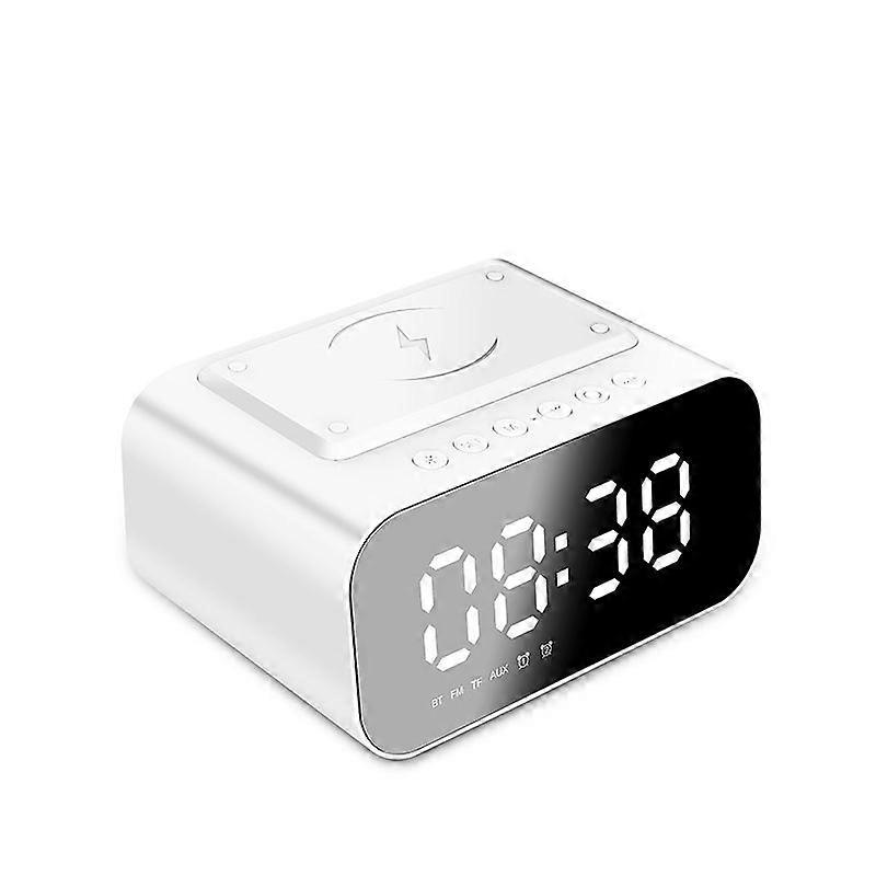 AEC BT508 bluetooth speaker -With wireless charging LED time display