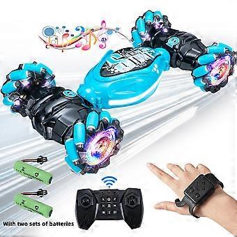 Gebaar RC Auto, 4WD 2.4G Afstandsbediening Auto Vijand Jongens en Volwassenen, Hand Controlled RC Auto, Alle Terreinen Monster Trucks Voor Jongens Gusture RC Stunt Auto 360 