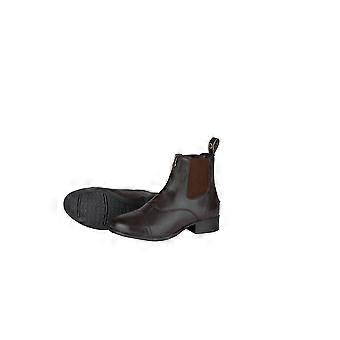 Kids Dublin Foundation Zip Ii Childrens Paddock Boots - Brown