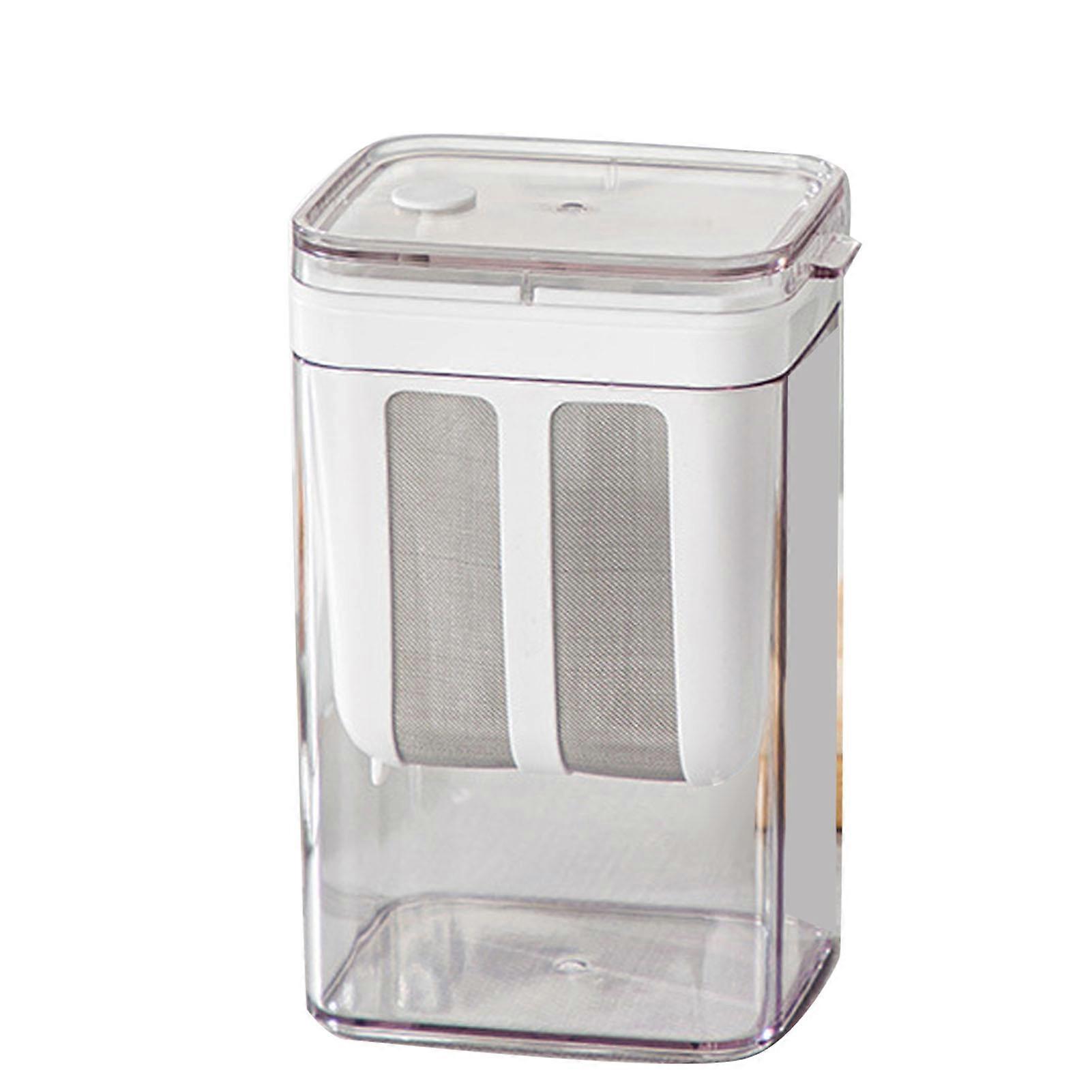 Yogurt Strainer with Extra Fine Mesh Strainer Bag Transparent Cover Multi Functional Cheese Filter