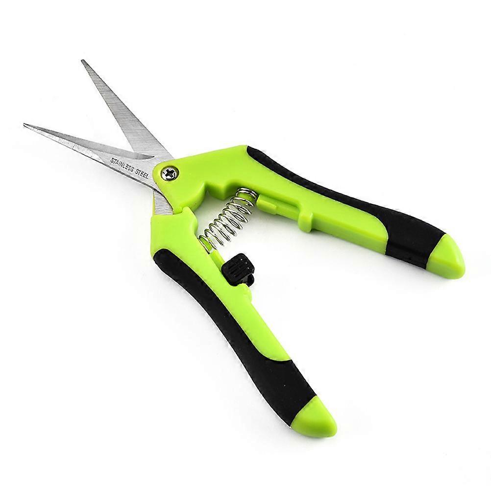 Spring Garden Scissors Garden Pruning Scissors with Non Slip Handle Stainless Steel Pruning Tool