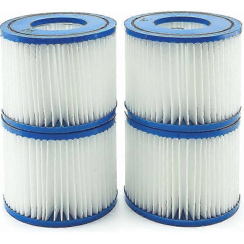 Filter Elements Vi For Bestway Lay-z-spa, Bw58323 Replacement Elements For Bestway 58239 (4 Pieces)