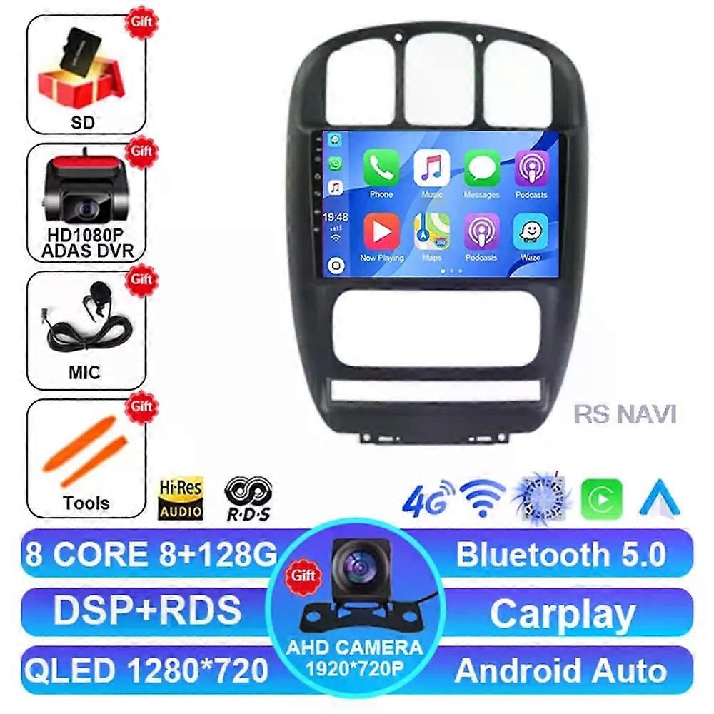 Android 14 Autoradio Voor Dodge Caravan 4 Voor Chrysler Grand Voyager Rs 2000-2012 Head Unit Multimedia Dvd Navigatie 4g Lte Gps