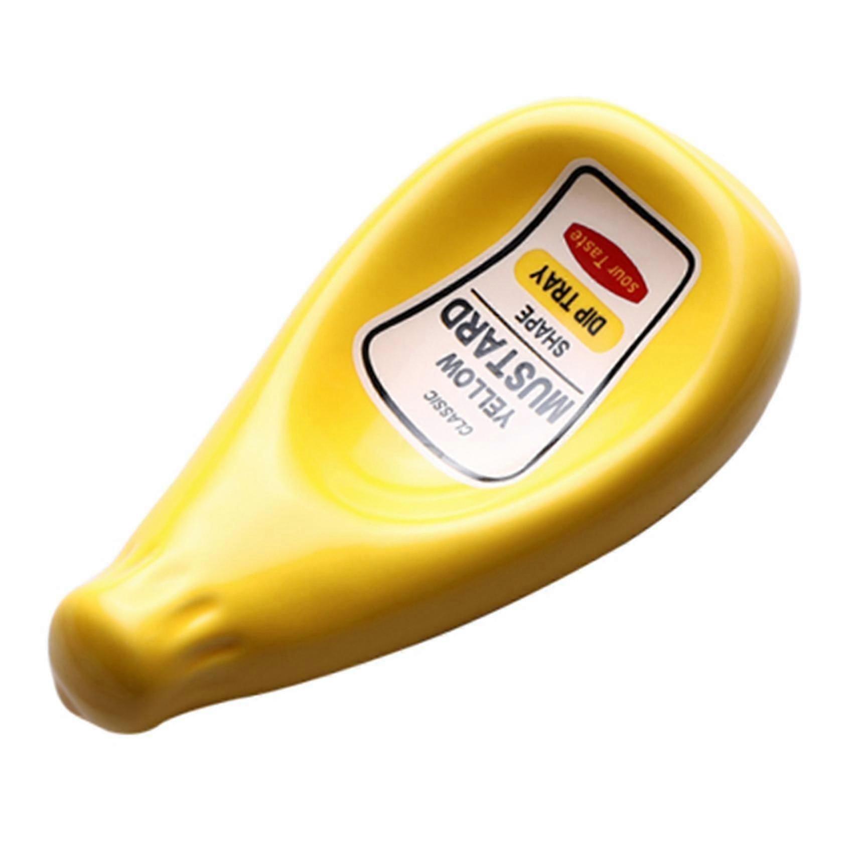 Ceramic Extruded Tomato Sauce Bottle Shape Dish Soy Sauce Plate Ketchup Mayonnaise Mustard Seasonin