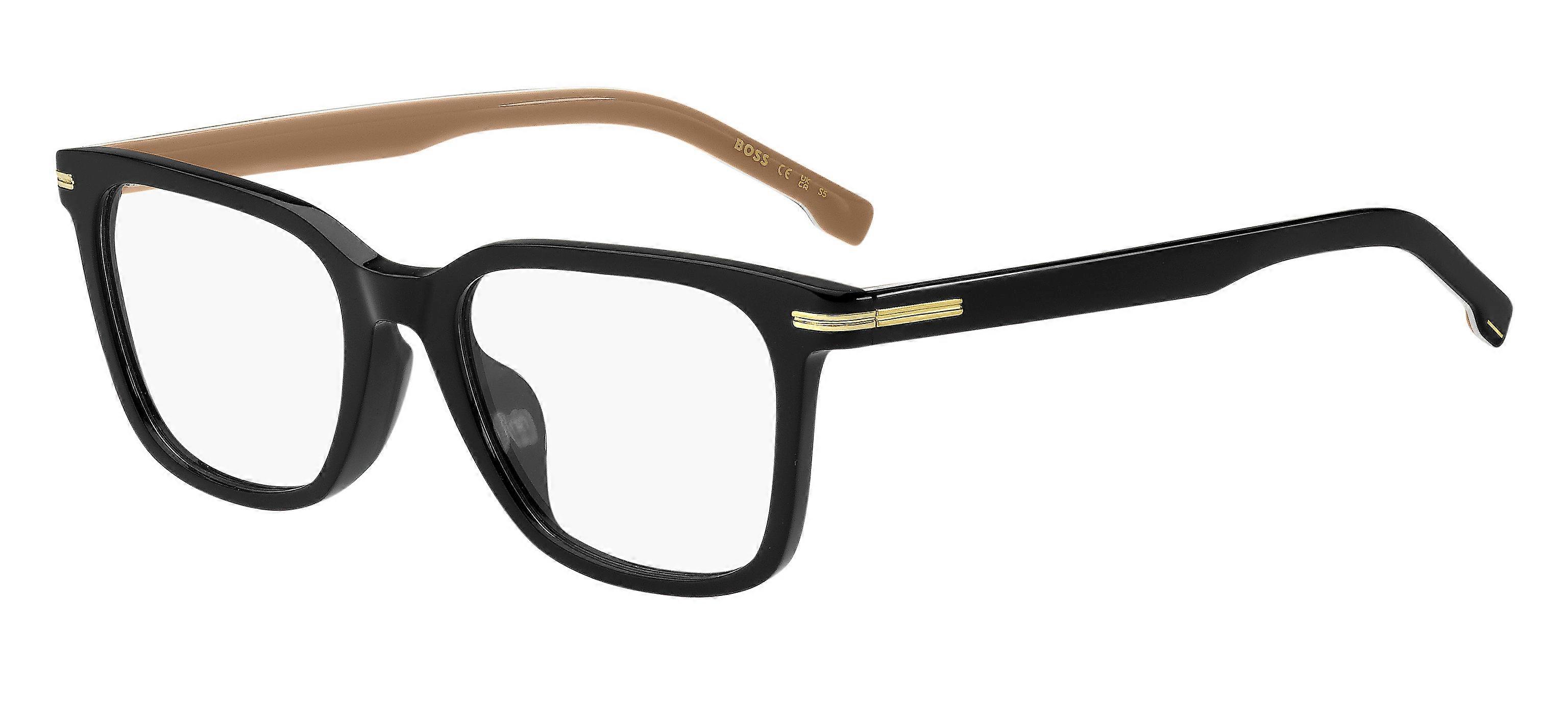 Eyewear Frames HUGO BOSS BOSS 1541/F 0WM BLACK BEIGE 52/19/145 MAN