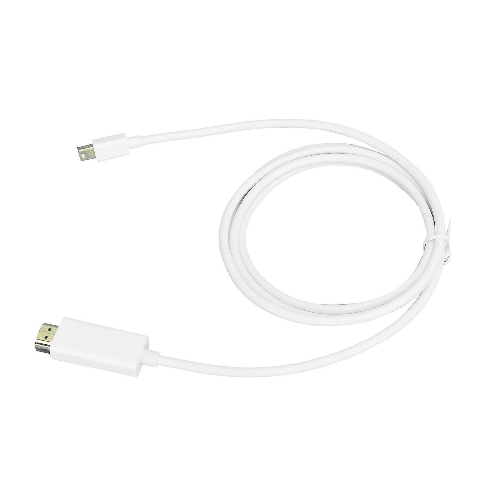Mini Display Port to HD Multimedia Interface Adapter 1.8m HD Multimedia Interface Compatible Cable for MacBook Pro/IMac