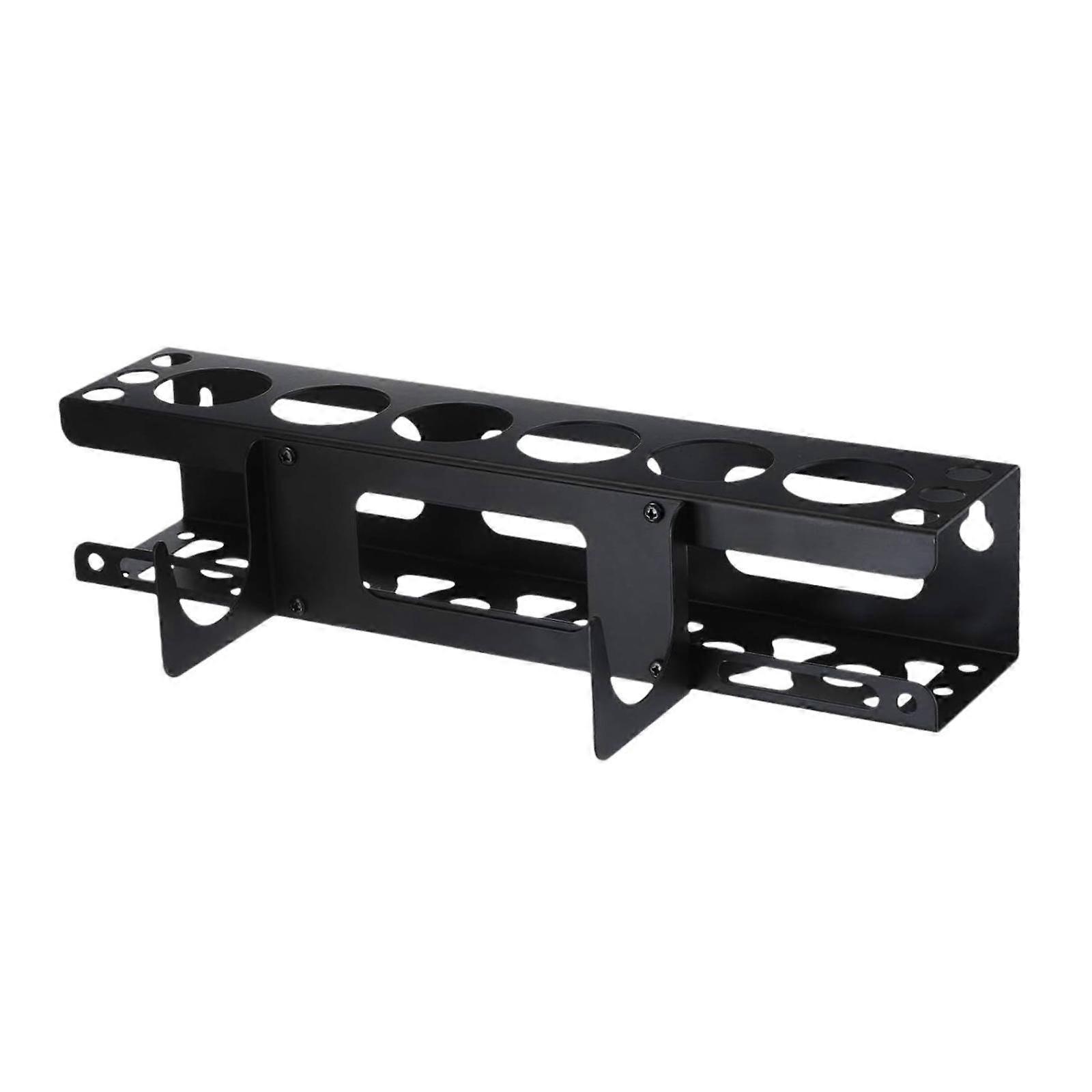 6 يحمل حامل أنبوب السد المثبت على الحائط رف أنبوب السد لمكان العمل المنزلي